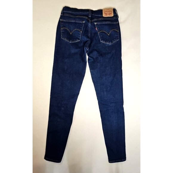 Levi's 710 Super Skinny Jeans Womens size 27 Waist Blue - Picture 3 of 4